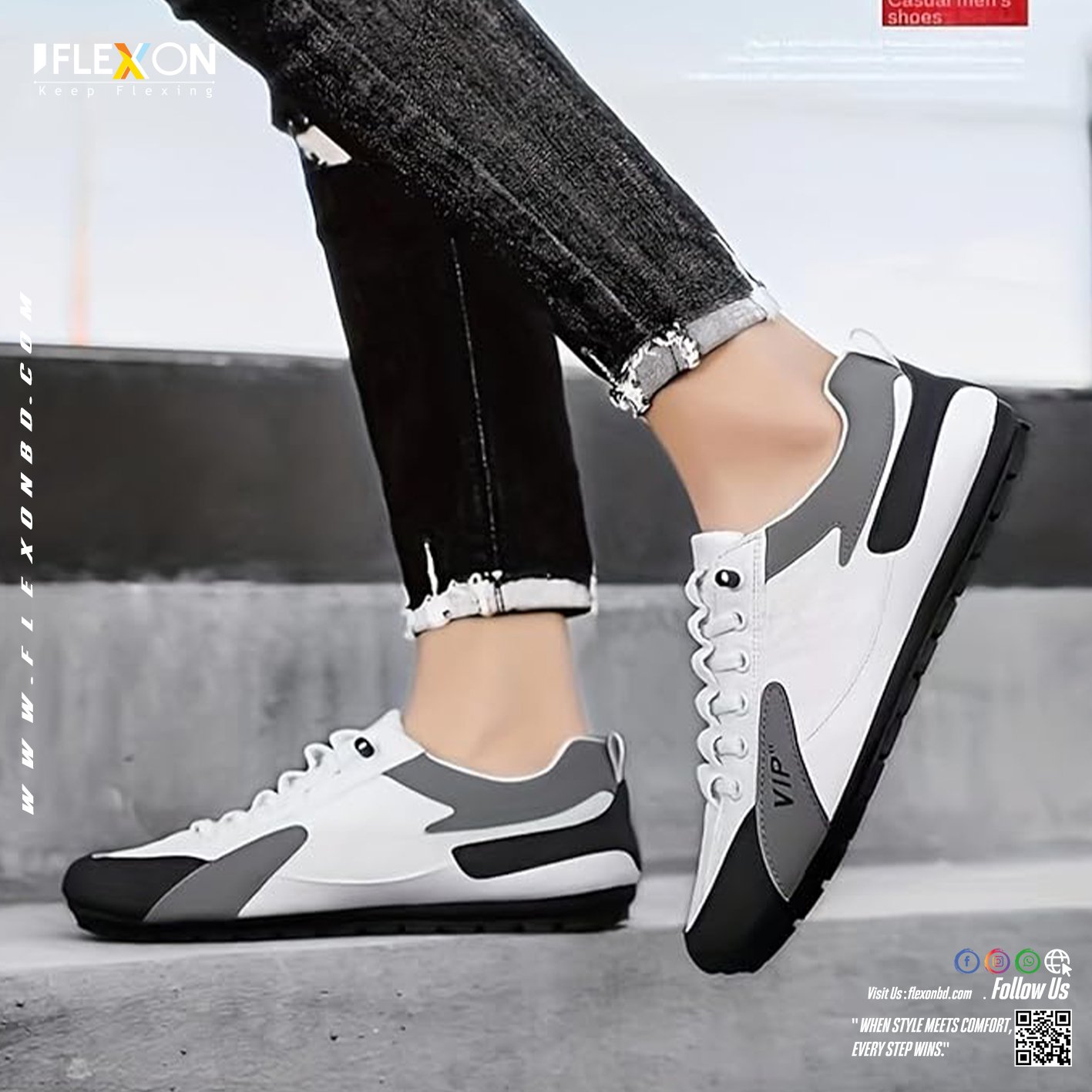 Trendy Imported Sneakers | White | Code - FX 5 - Image 4
