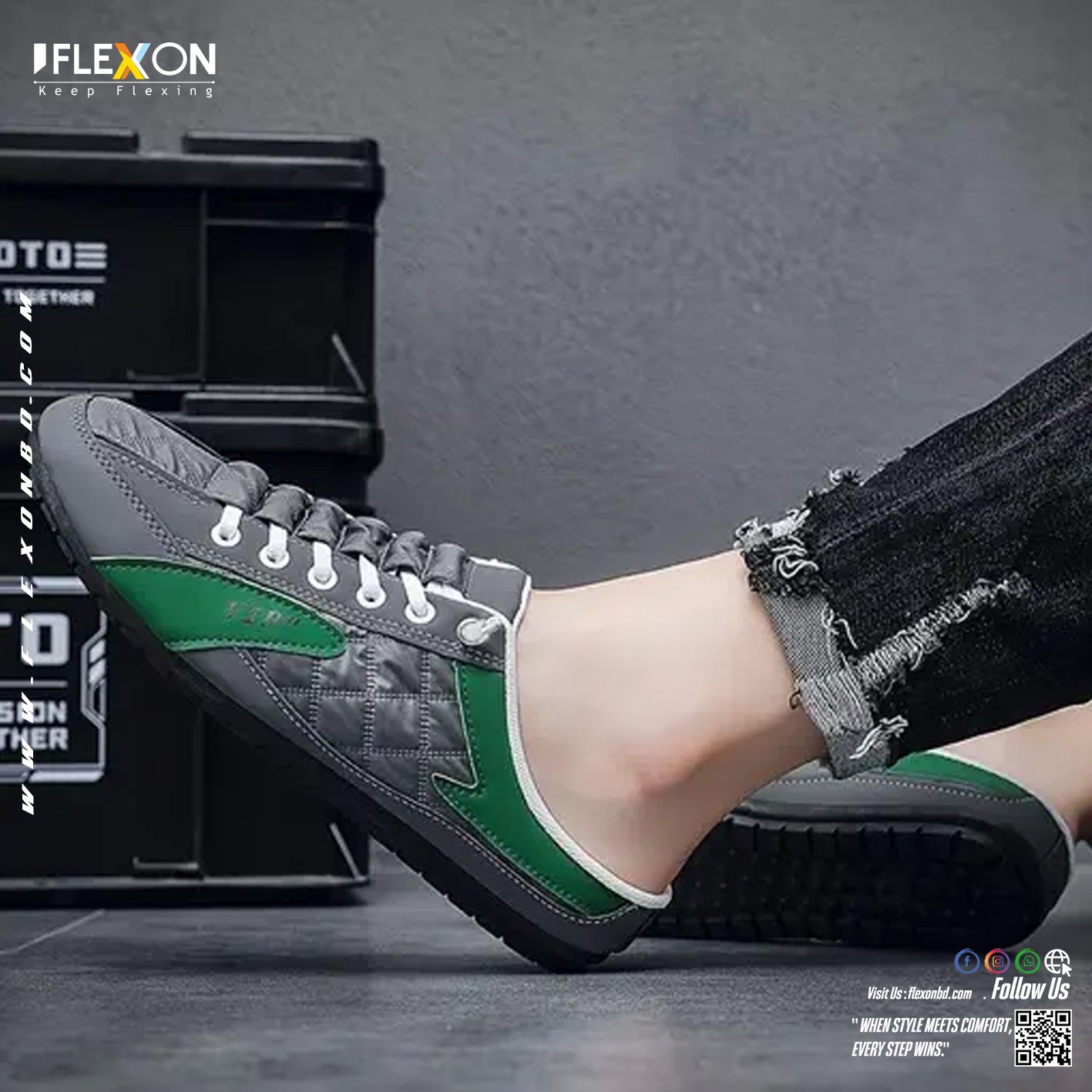 Premium Half Sneakers | Ash | Code - FX 6 - Image 3