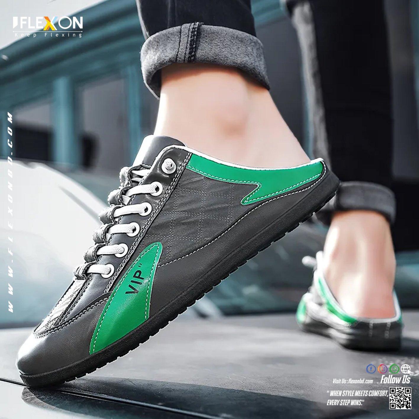 Premium Half Sneakers | Ash | Code - FX 6 - Image 4