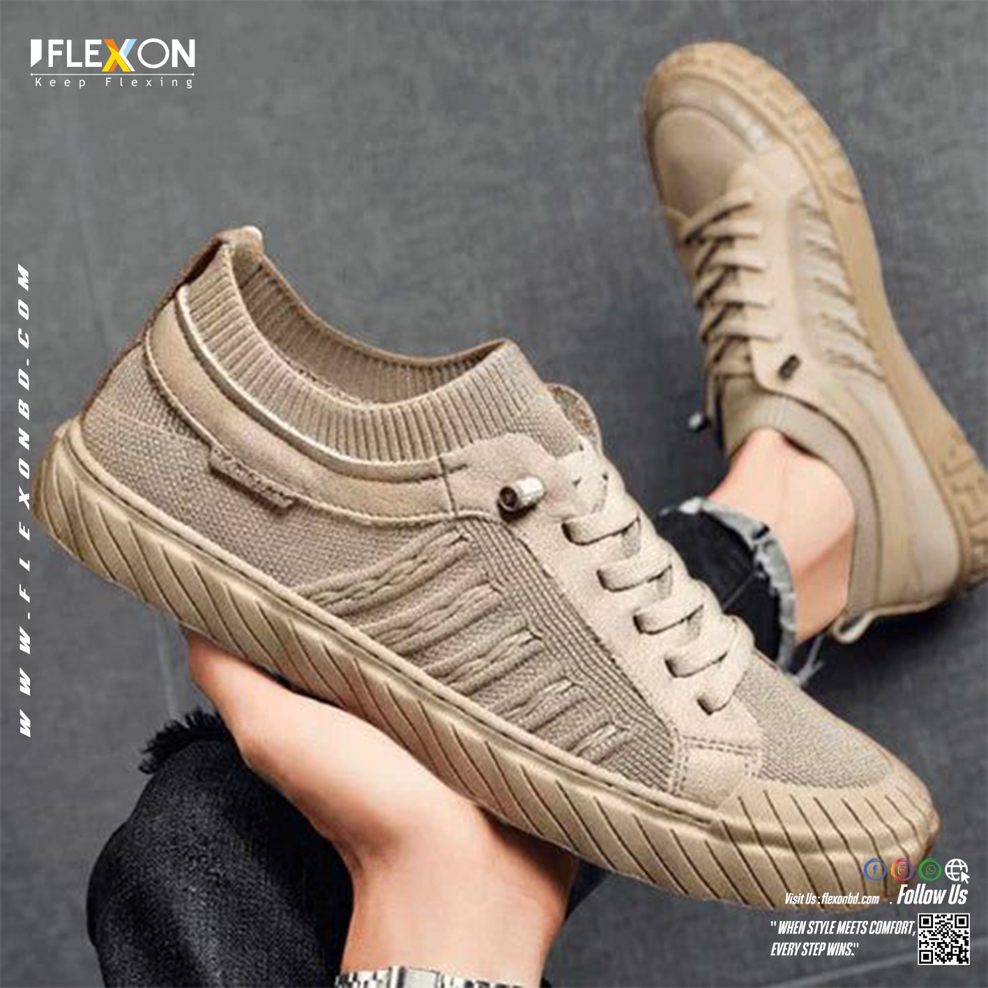 PREMIUM Imported Casual Shoe | Brown | Code - FX 10 - Image 4