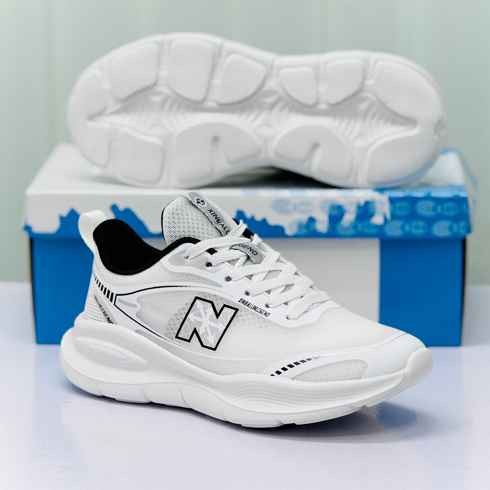 PREMIUM Men’s Lightweight Sneaker | White | Code - FX 20 - Image 2