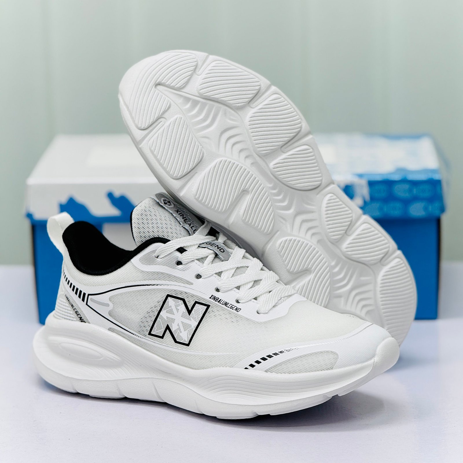 PREMIUM Men’s Lightweight Sneaker | White | Code - FX 20 - Image 3