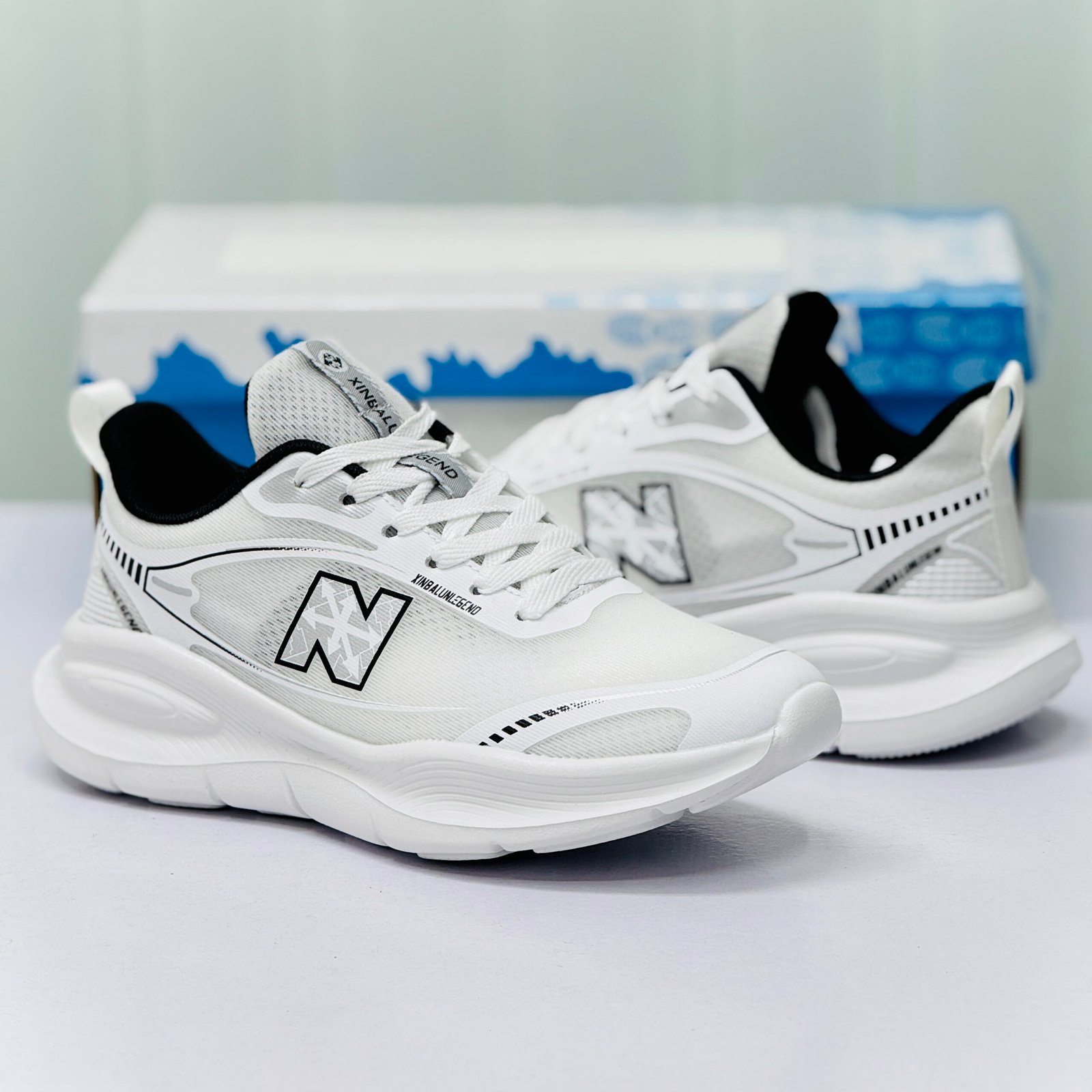 PREMIUM Men’s Lightweight Sneaker | White | Code - FX 20 - Image 4