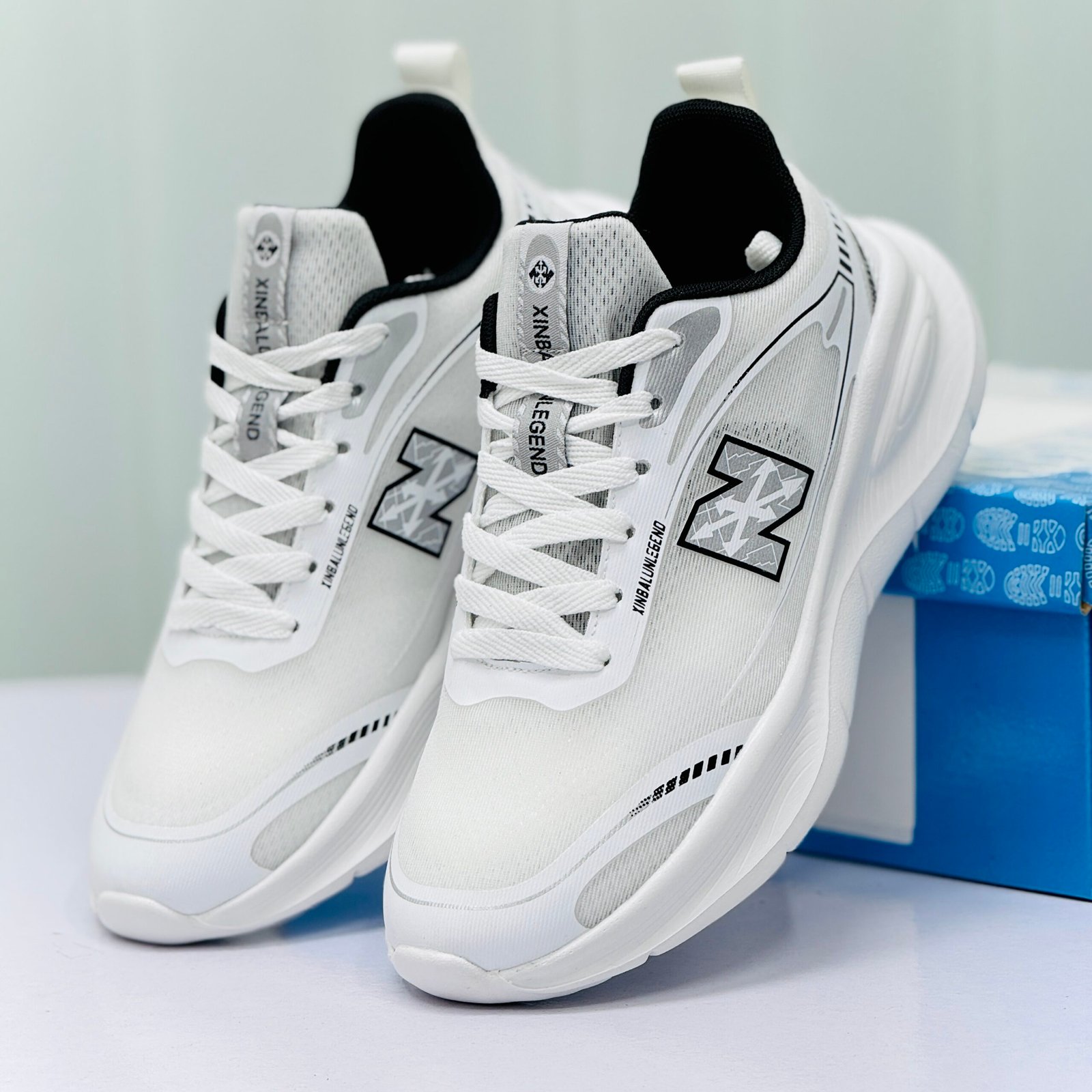 PREMIUM Men’s Lightweight Sneaker | White | Code - FX 20 - Image 6